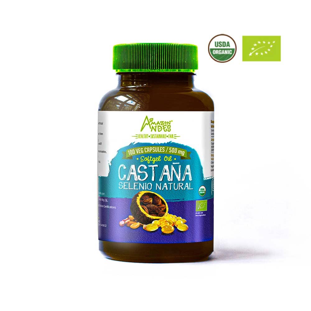 Brazil Nut Oil Softgel Capsules | Selenium-Rich Thyroid & Antioxidant Support | 100 Pills (400 mg)
