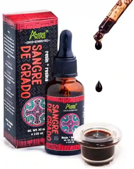 Dragon's Blood (Sangre de Grado) Resin | 100% Pure Croton lechleri | Wild-Harvested Amazon Peru | 1.02 fl oz