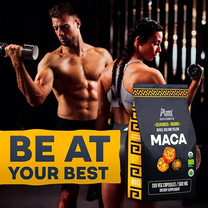 Triple Maca Capsules | Black + Red + Yellow Chemotypes | 3,000 mg per Serving | 100 Vegan Capsules | Junín, Peru | USDA Organic — image 5