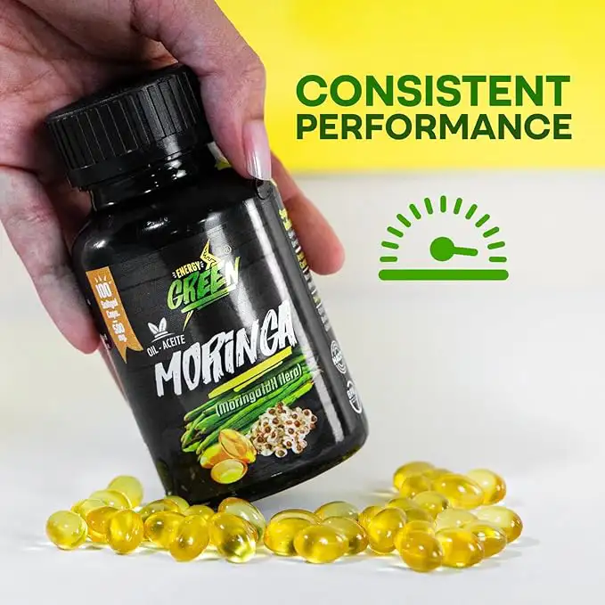 Moringa Leaf Liquid Extract Softgels | Highly Concentrated 1000 mg/Serving | 100 Softgel Capsules | Immune & Energy — image 7