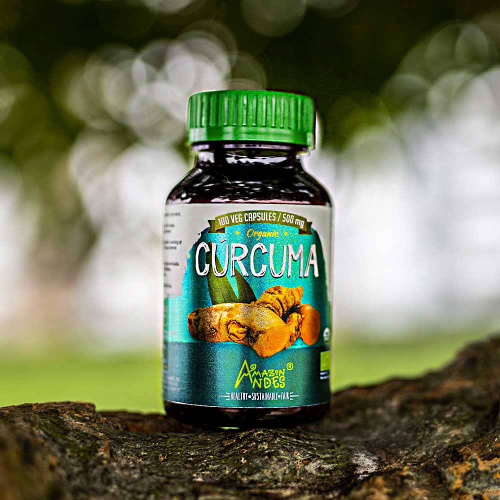 Cápsulas De Curcuma (Organico) (Organic Turmeric Capsules) 100*500 Mg — image 4