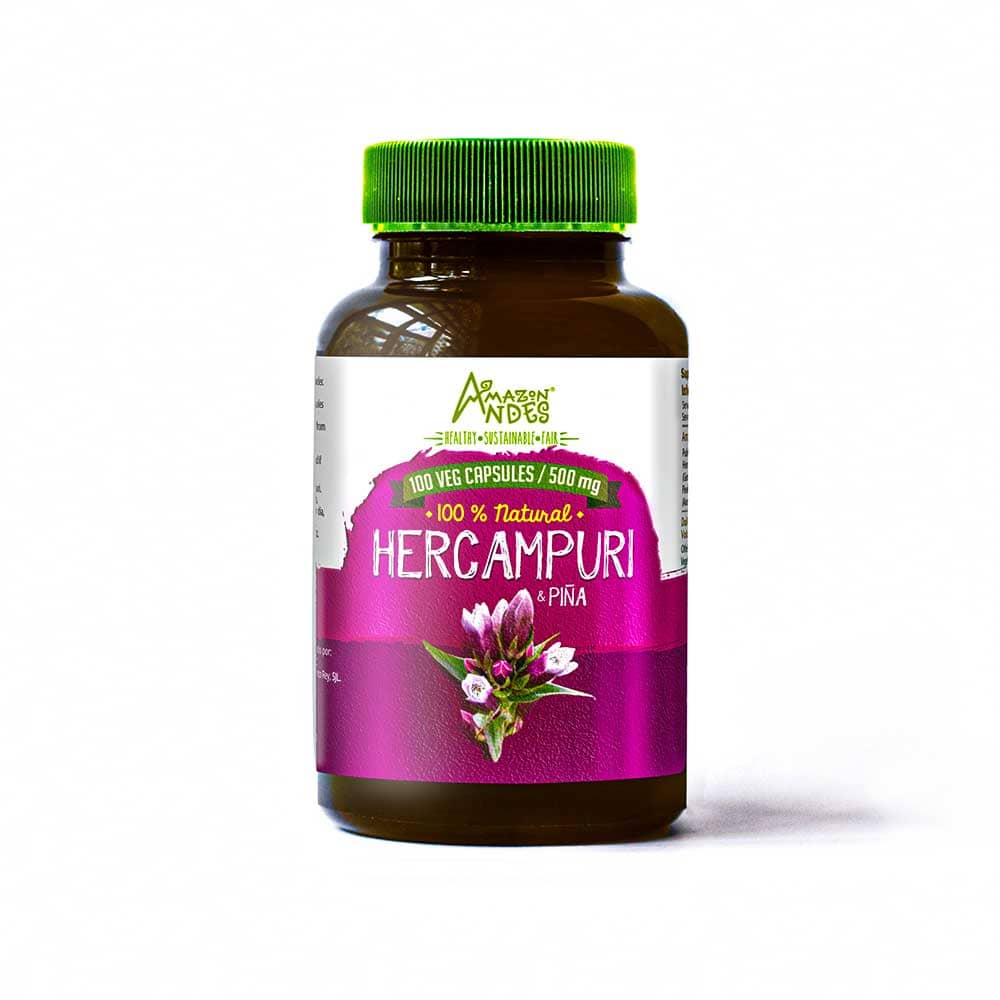 Capsulas De Hercampuri Mas Piña (Hercampuri And Pineapple Capsules) 100*500 Mg