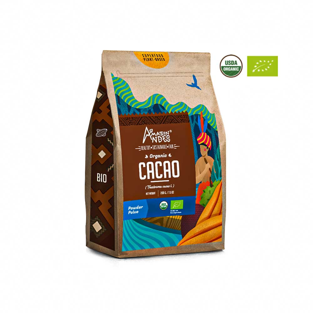 Producto terminado de cacao en polvo